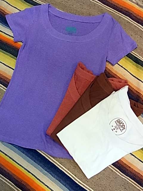 <A HOPE HEMP>Round Neck Bamboo Tee入荷!