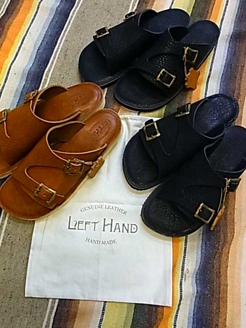 <LEFT HAND>ダブルストラップサンダル入荷!