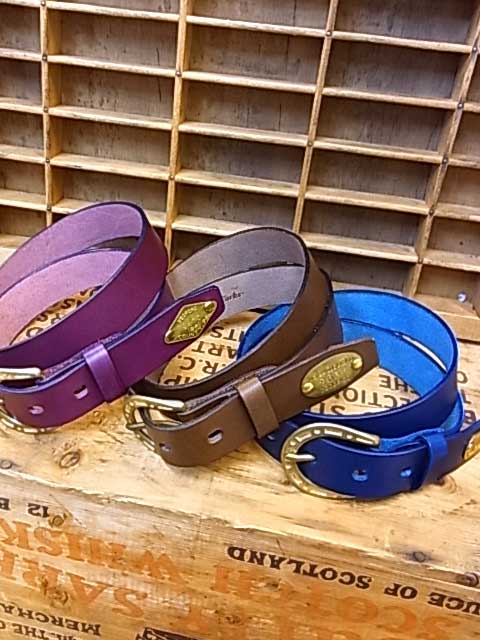 <THOMAS BELT>VINTAGE DOGTAG BELT入荷!